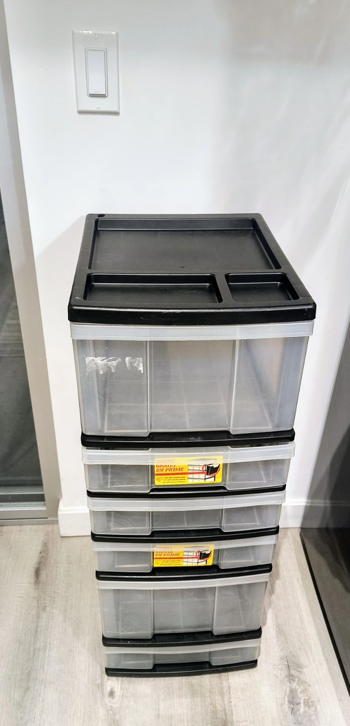 Plastic 6-Drawer Organizer Storage Tower - photo 2