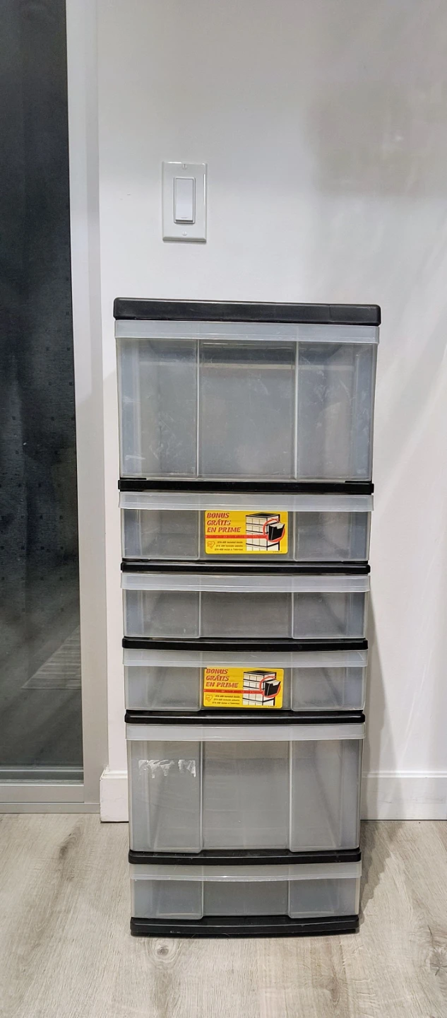 Plastic 6-Drawer Organizer Storage Tower - photo 5
