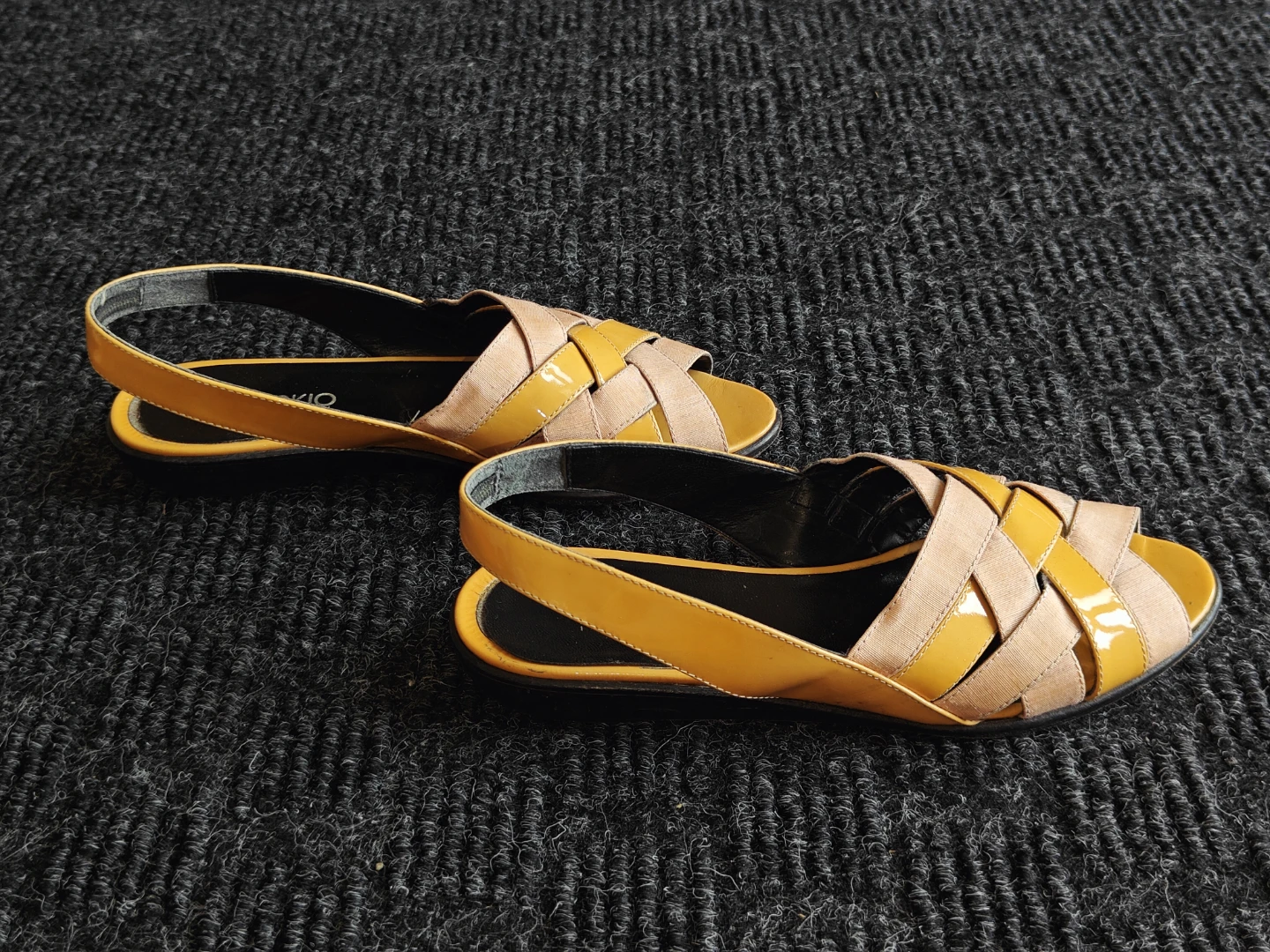 Markio Italy Woven Leather Slingback Women Sandals - Size 5.5 - photo 3