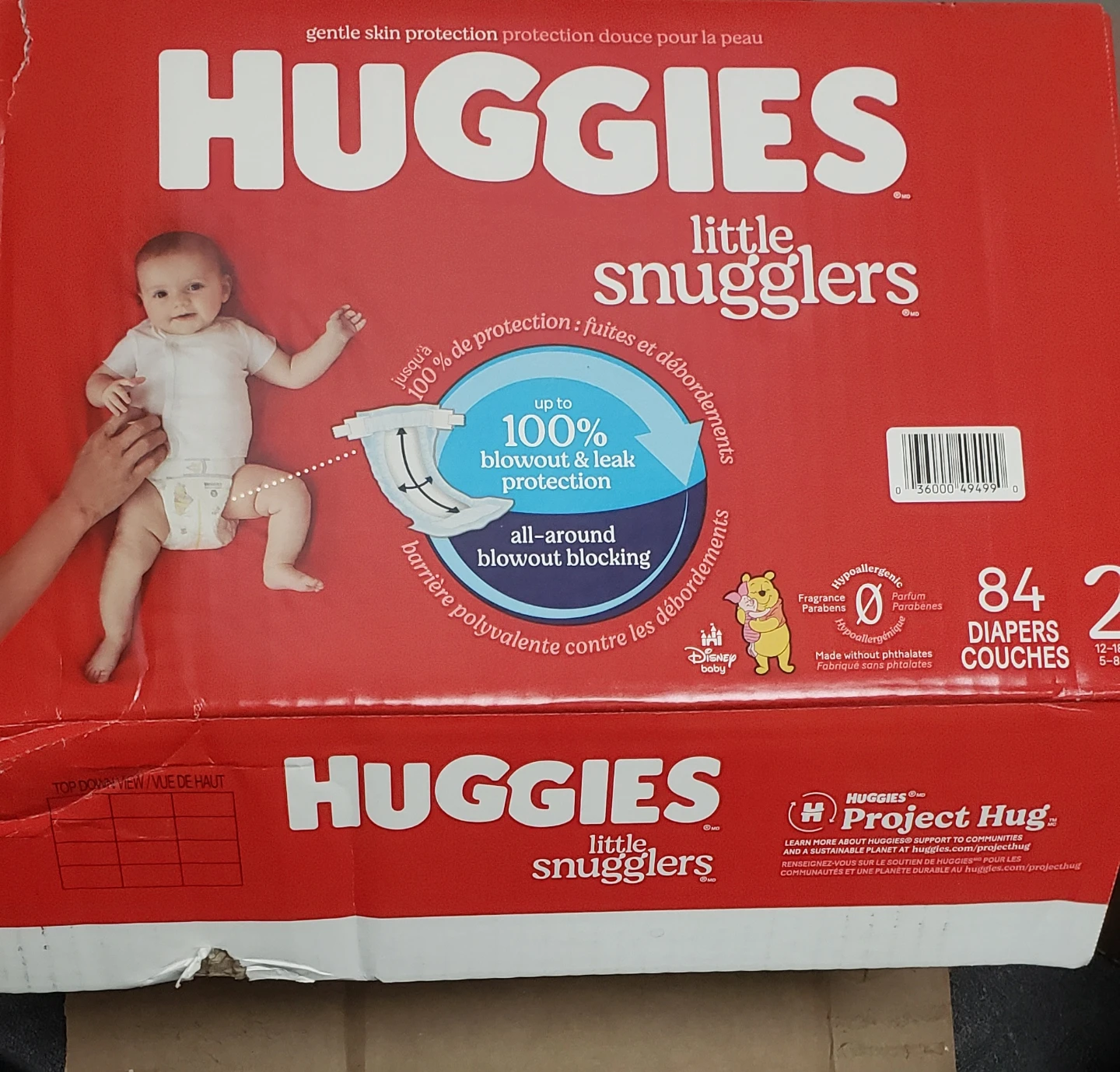 Huggies Little Snugglers Diapers Size 2 - 84 Count