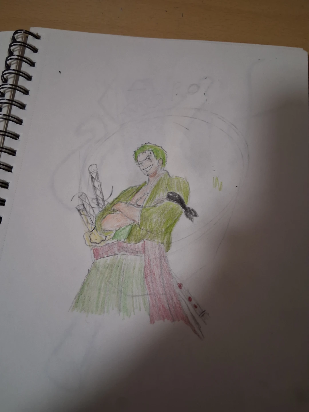 One Piece Zoro Sketch
