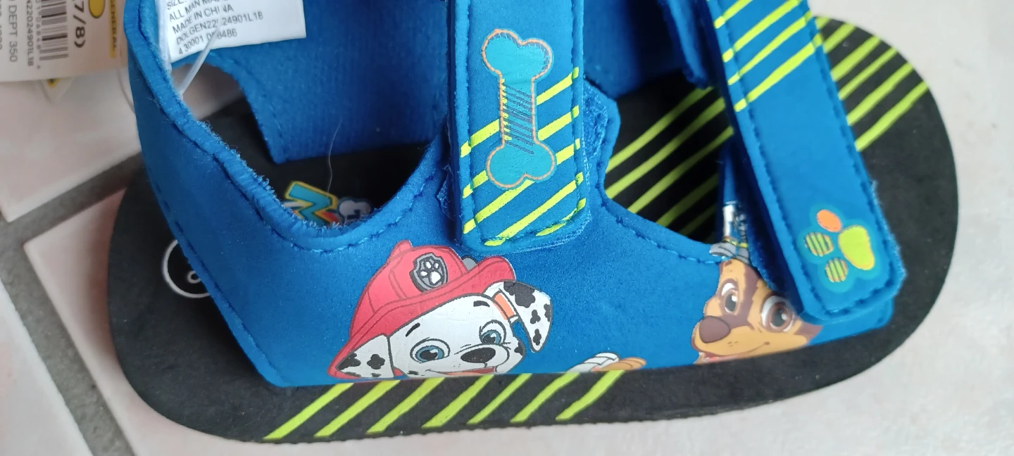 Paw Patrol Kids Sandals Size M (7/8) - photo 2