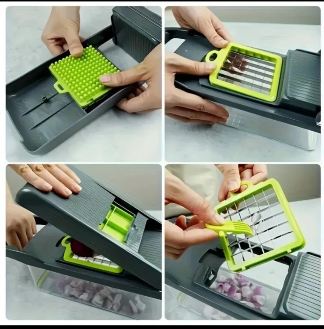 1-Piece Vegetable Chopper and Slicer Set - photo 2