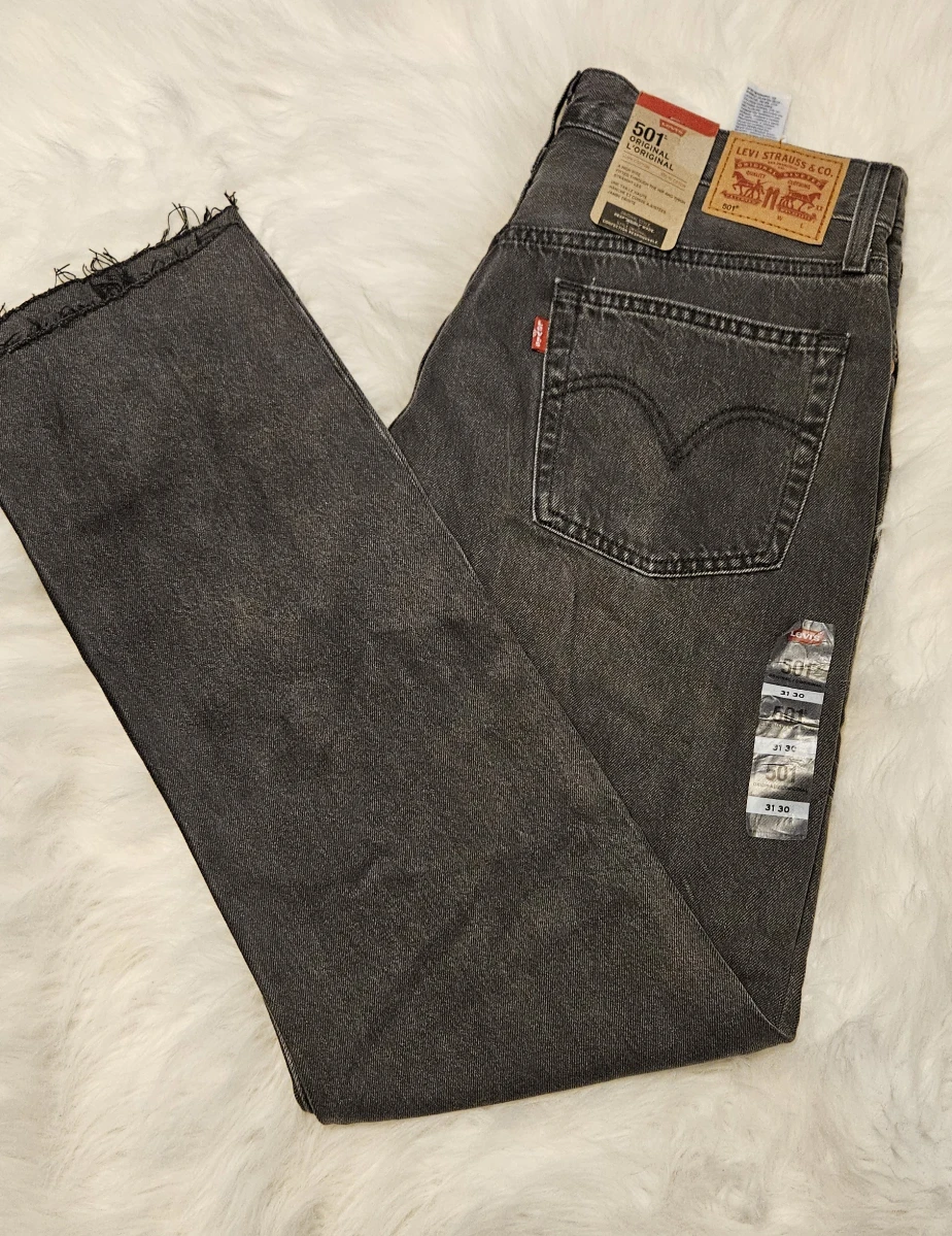 Levi's 501 Original Jeans  Gray  Size 31x30