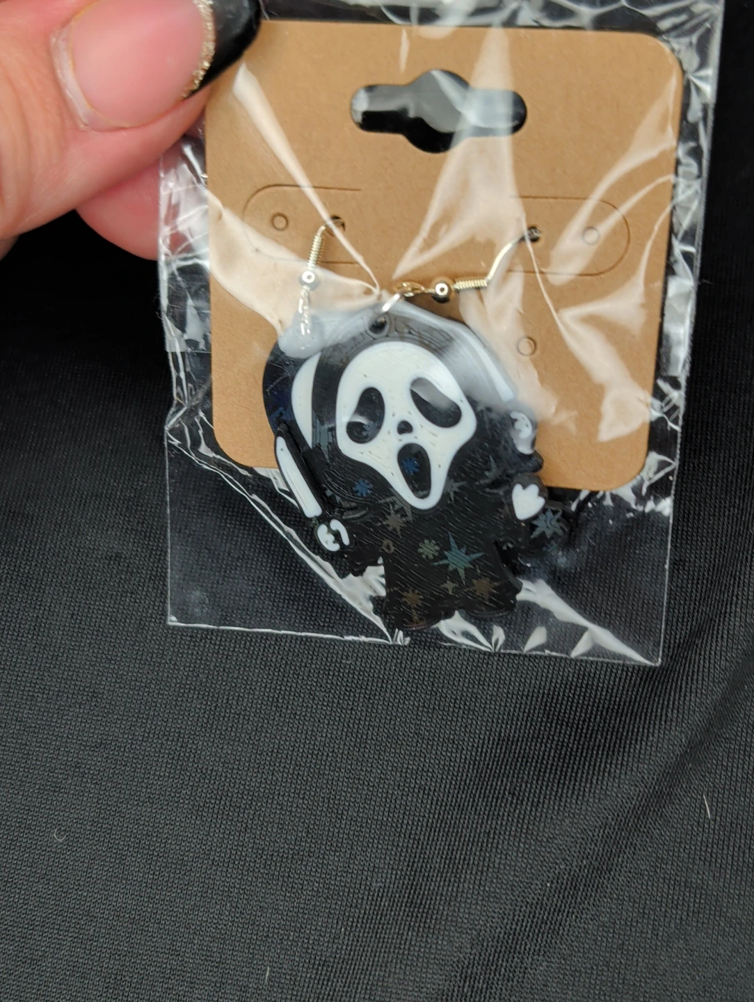 Ghost Face Scream Earrings - photo 3