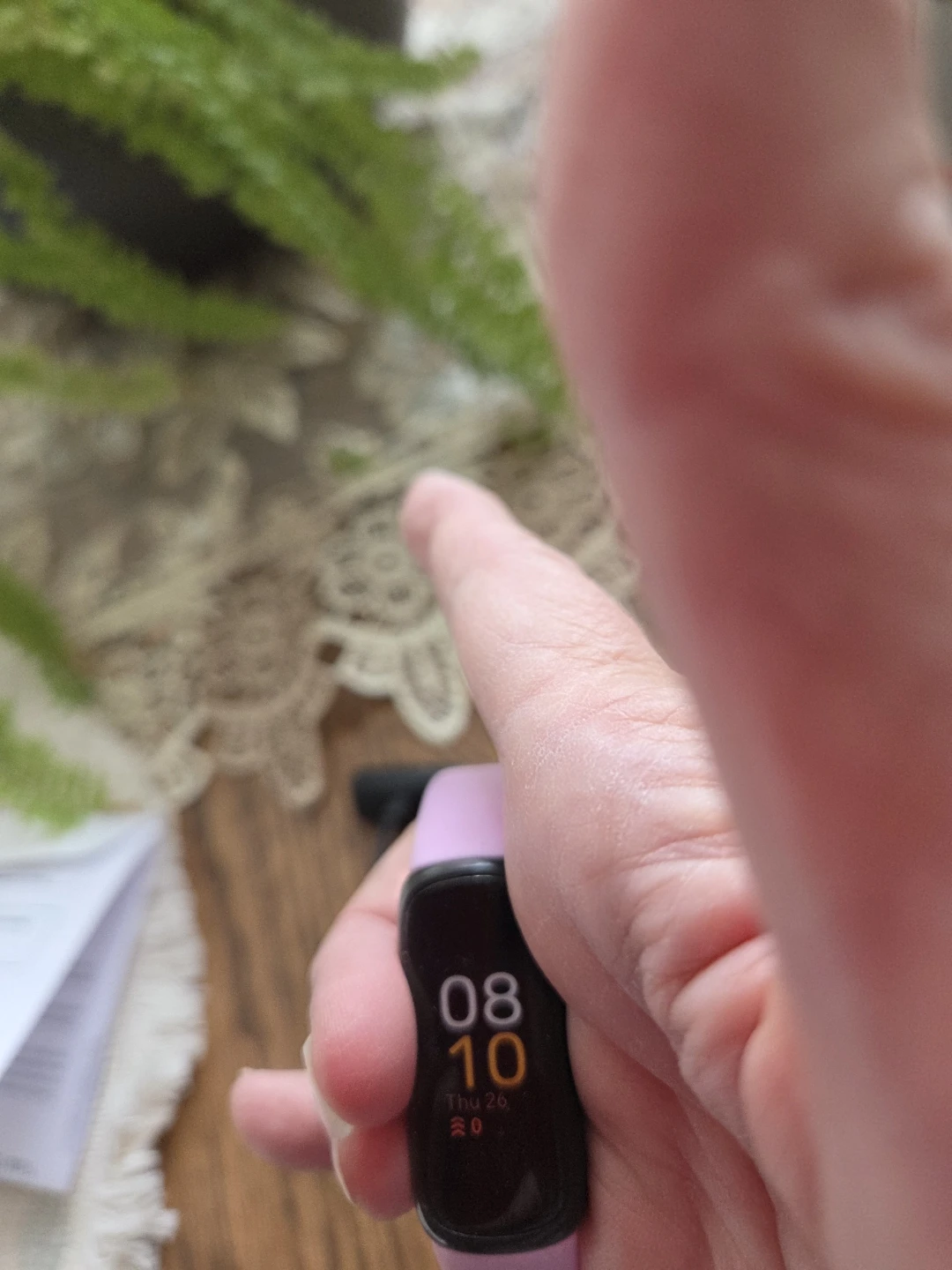 Pink Fit Bit Watch with Charger 🥕 - photo 2