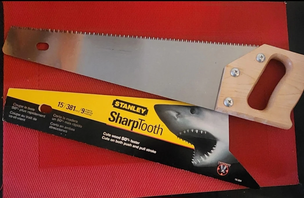 Stanley Sharptooth Hand Saw 15in