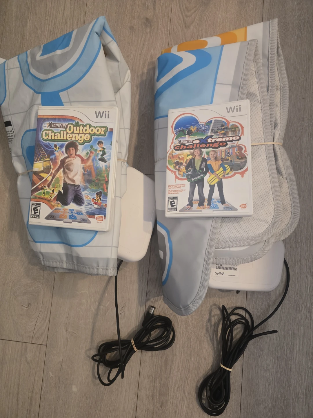 Wii Outdoor Challenge Mat Bundle 2xMat 2xGame Included - photo 2