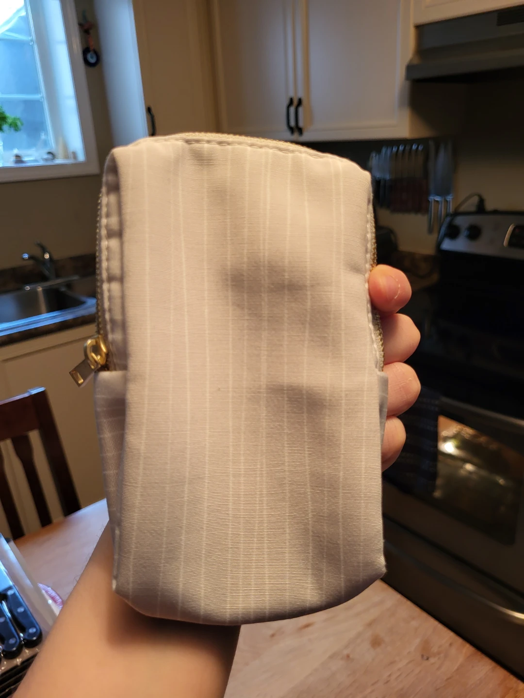 Saje Pouch - Beige Stripe - photo 2