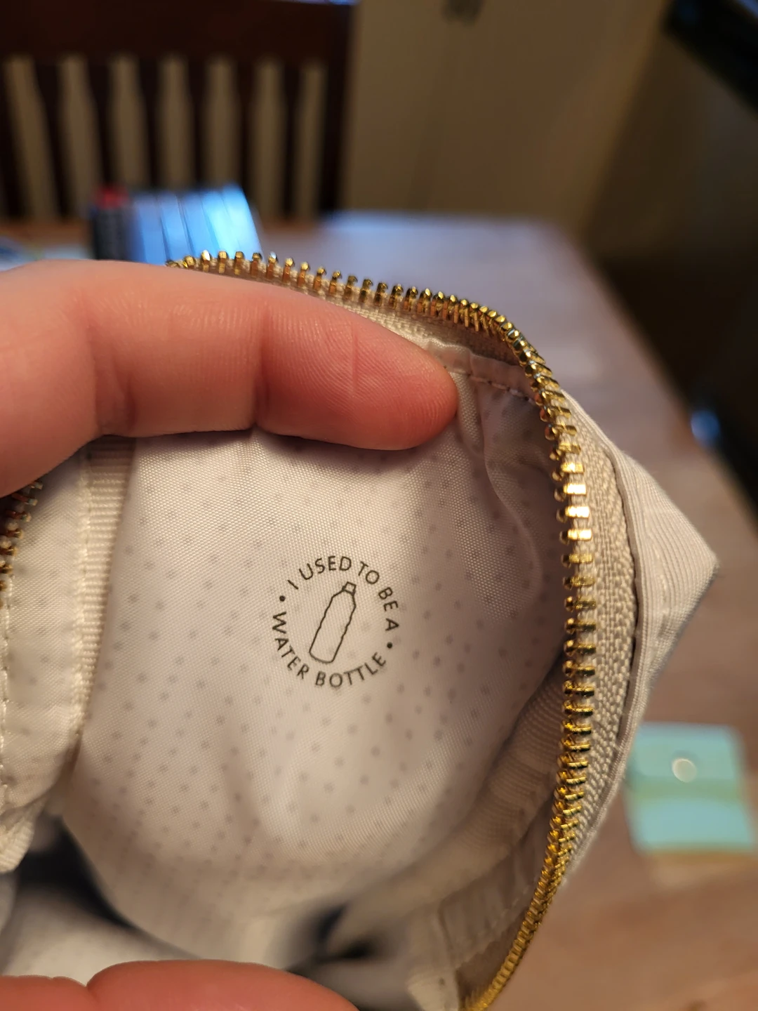 Saje Pouch - Beige Stripe - photo 5