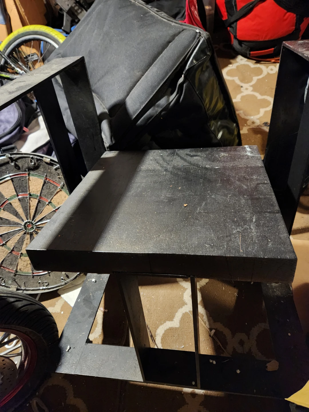 One of a kind Modern Black Metal Chair - photo 2