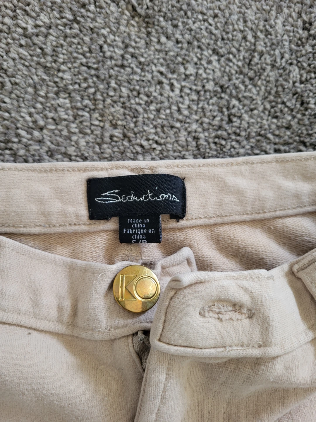 Seductions Women's Beige Pants - photo 2