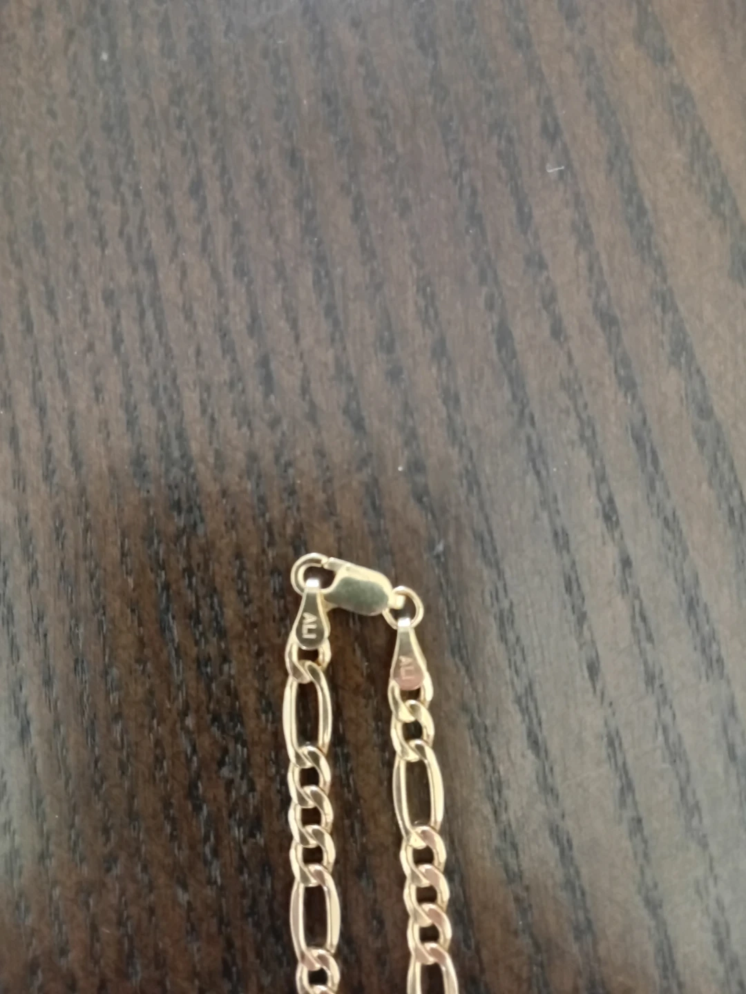 10k Gold Figaro Chain Necklace - photo 2