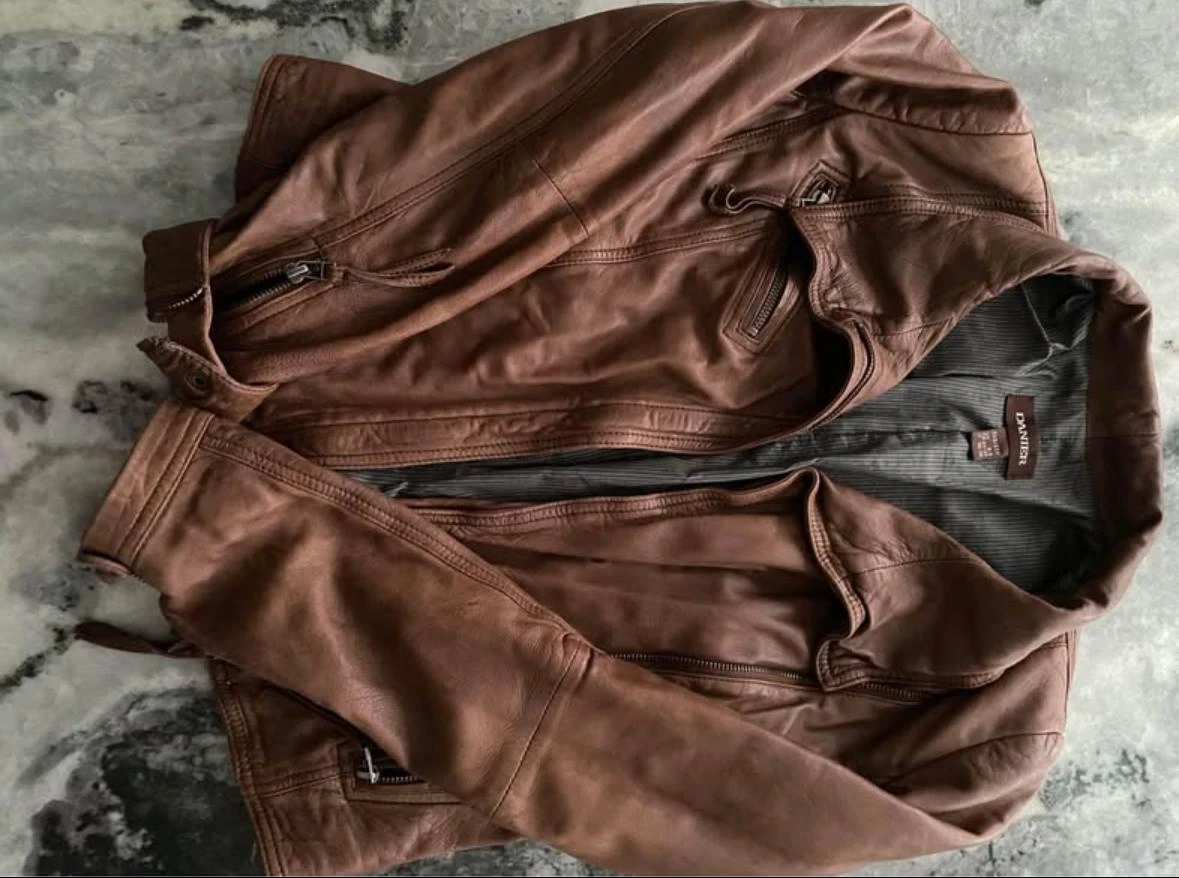 Danier Brown Leather Jacket