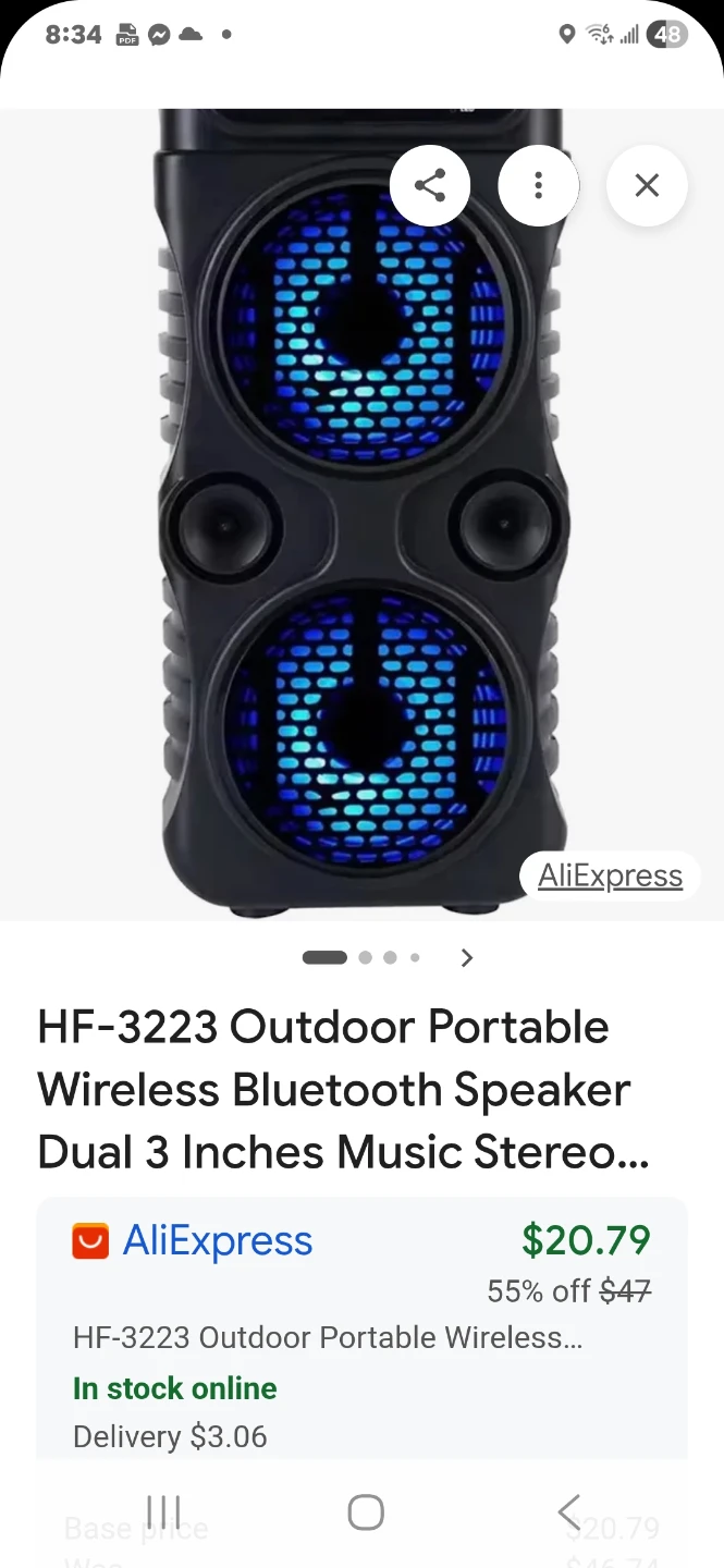 HF-3223 Outdoor Portable Wireless Bluetooth Speaker