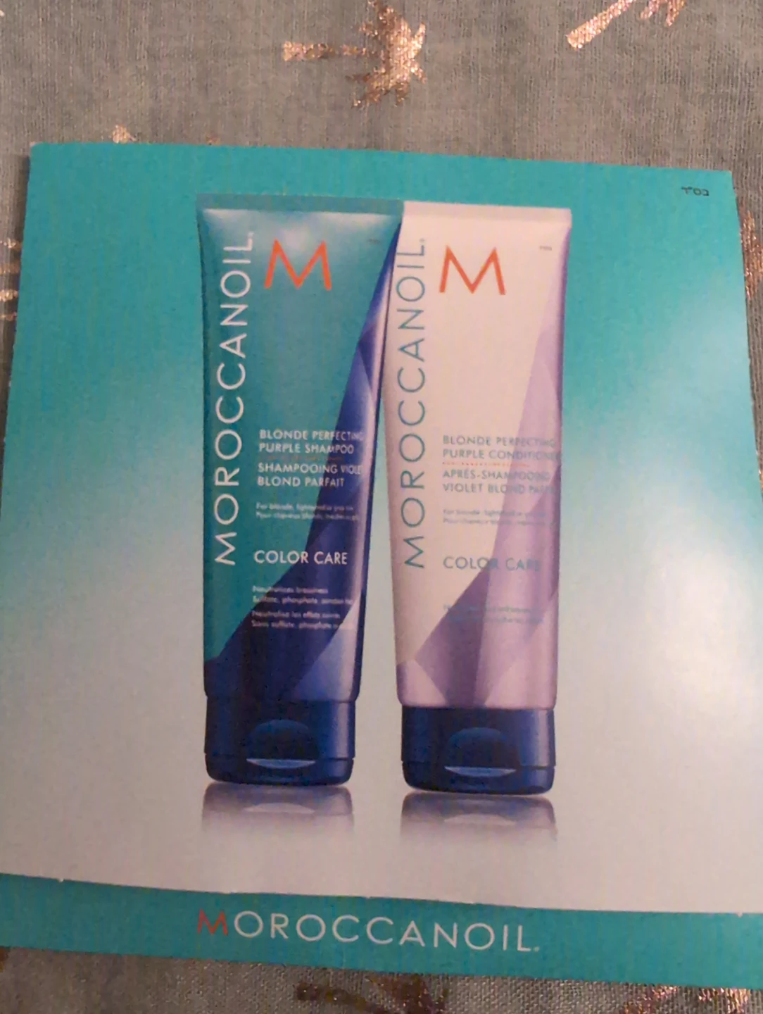 Moroccanoil Blonde Perfecting Purple Trial Set
