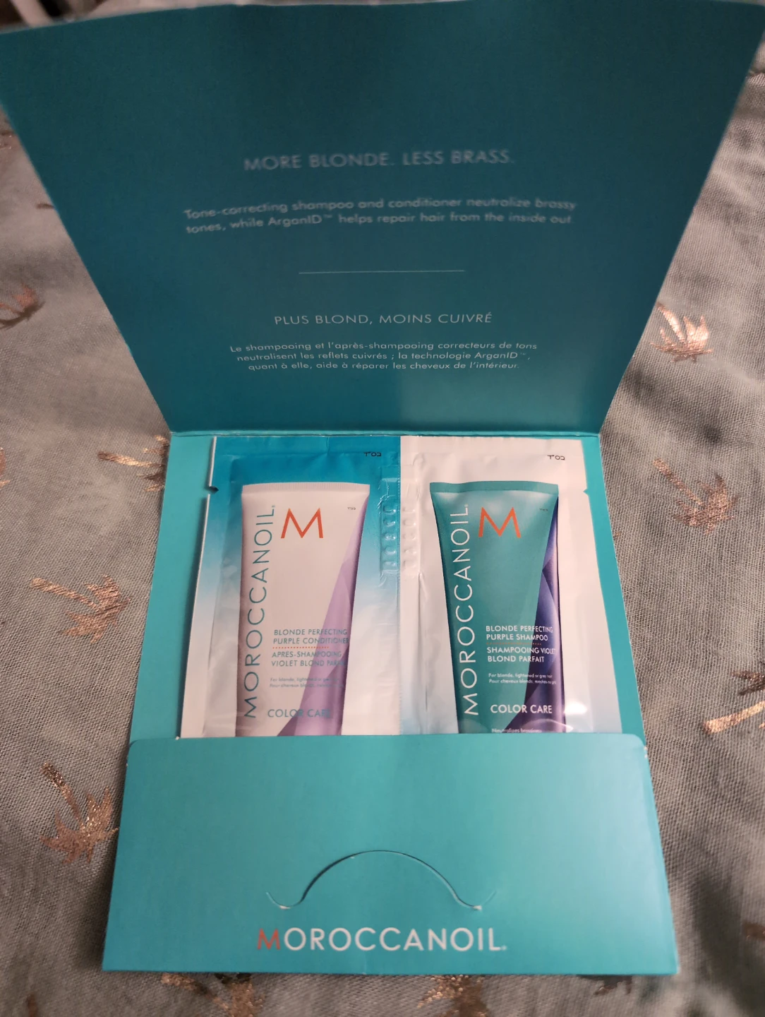 Moroccanoil Blonde Perfecting Purple Trial Set - photo 2