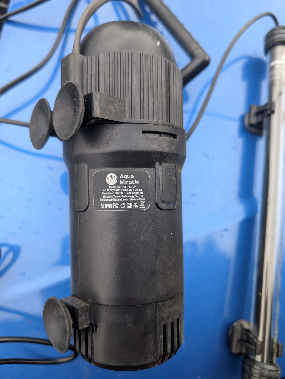 Aquarium Heater light and Filter Combo🧡