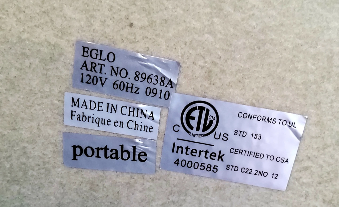 EGLO Portable Lamps (Set of 2) - photo 3
