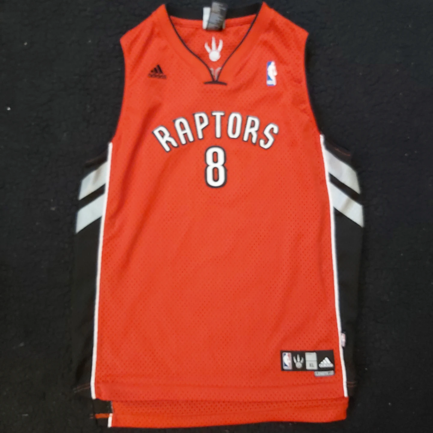 Adidas Toronto Raptors Jose Calderon #8 Basketball Jersey XL