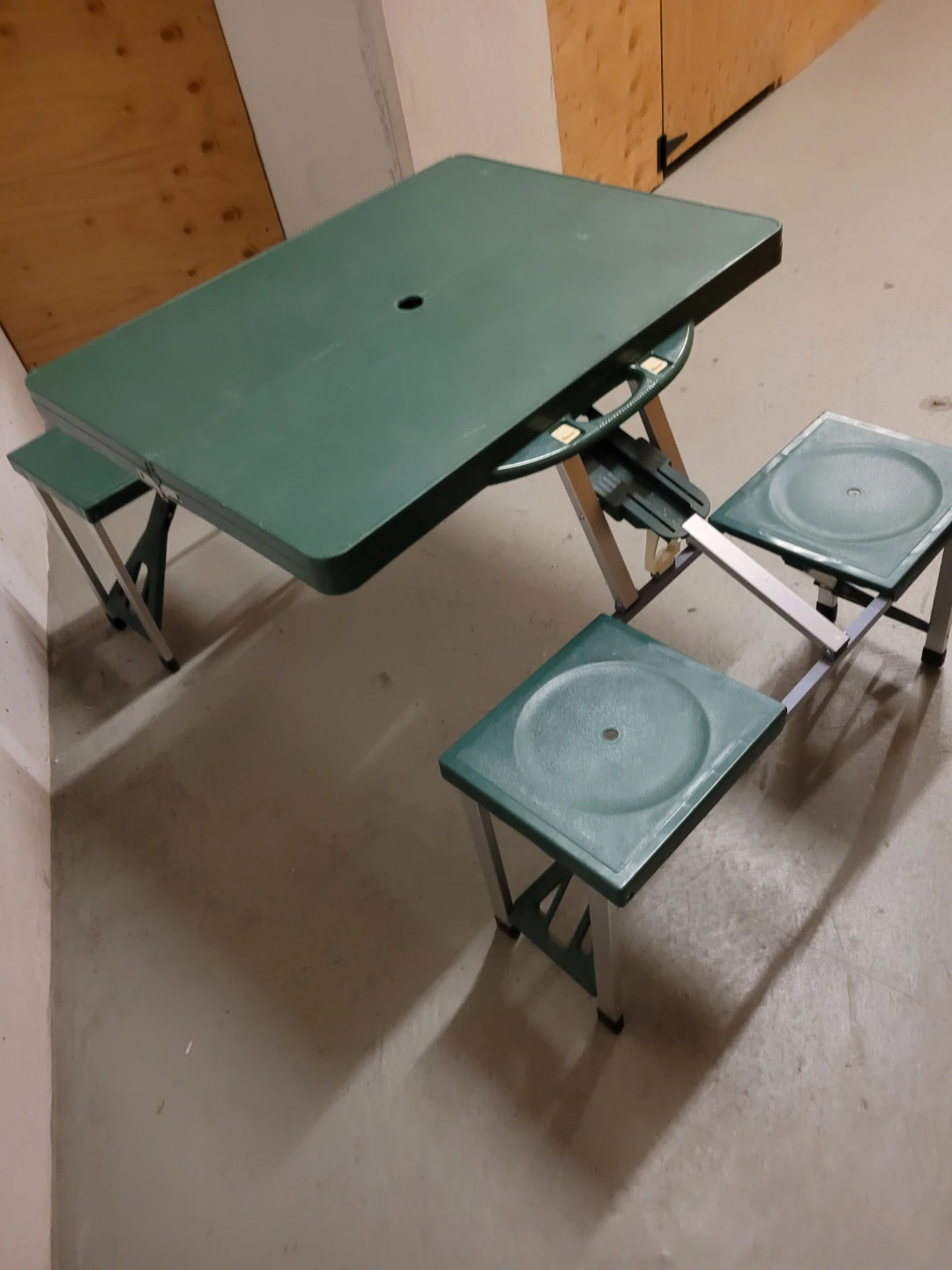 Portable Folding Picnic Table with 4 Seats - photo 2