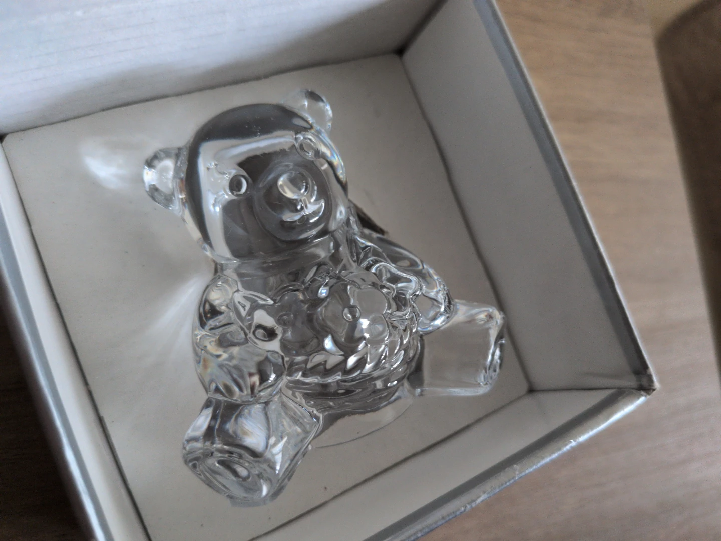 Cristal d'Arques Teddy Bear Paperweight - photo 2
