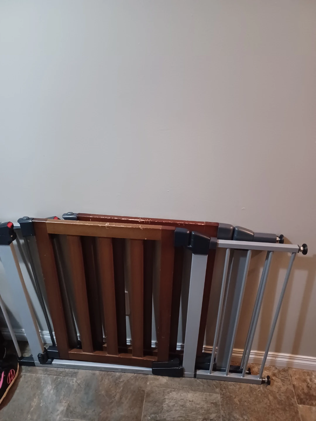 Wooden and Metal Baby Safety Gate