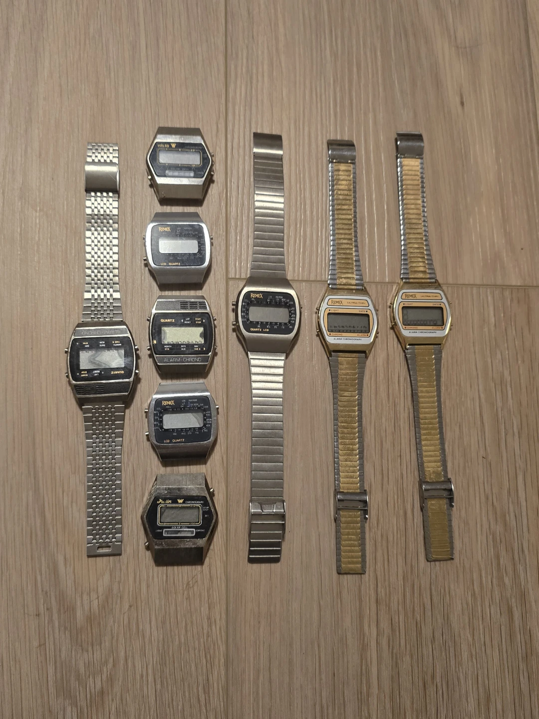 Lot of Vintage LCD watches for parts LOT #2