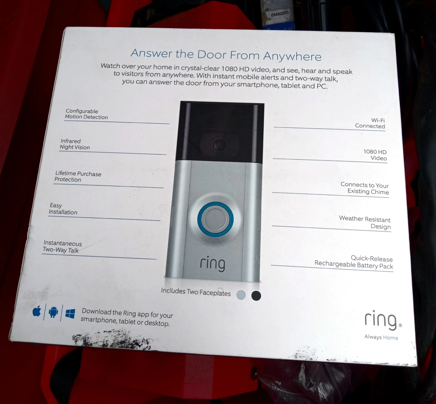 Ring Video Doorbell 2 - Wire-Free Video Doorbell - photo 2