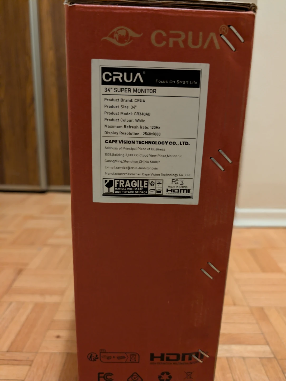 CRUA 34" Ultra Wide monitor*Brand New* - photo 4