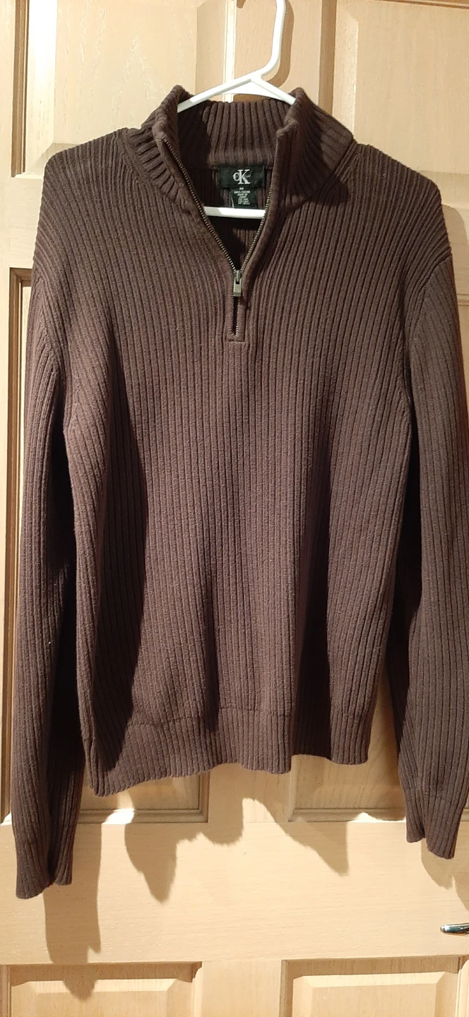 Mens Calvin Klien 1/4 zip sweater