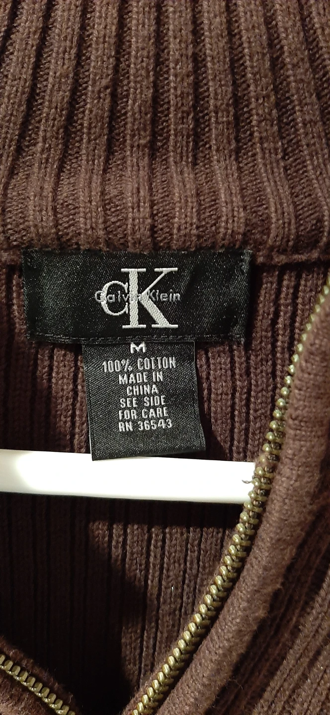 Mens Calvin Klien 1/4 zip sweater - photo 2