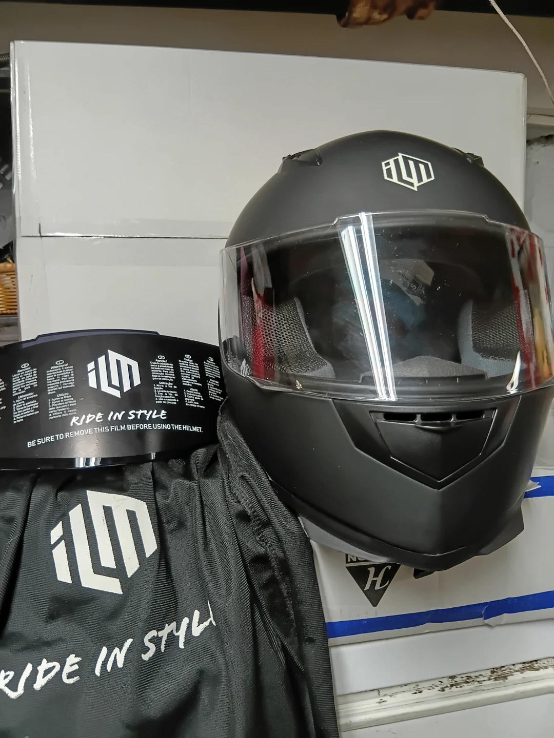 ILM Full Face Motorcycle Helmet - photo 4