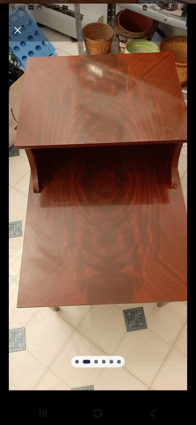 Mid Century Wooden side table - photo 3
