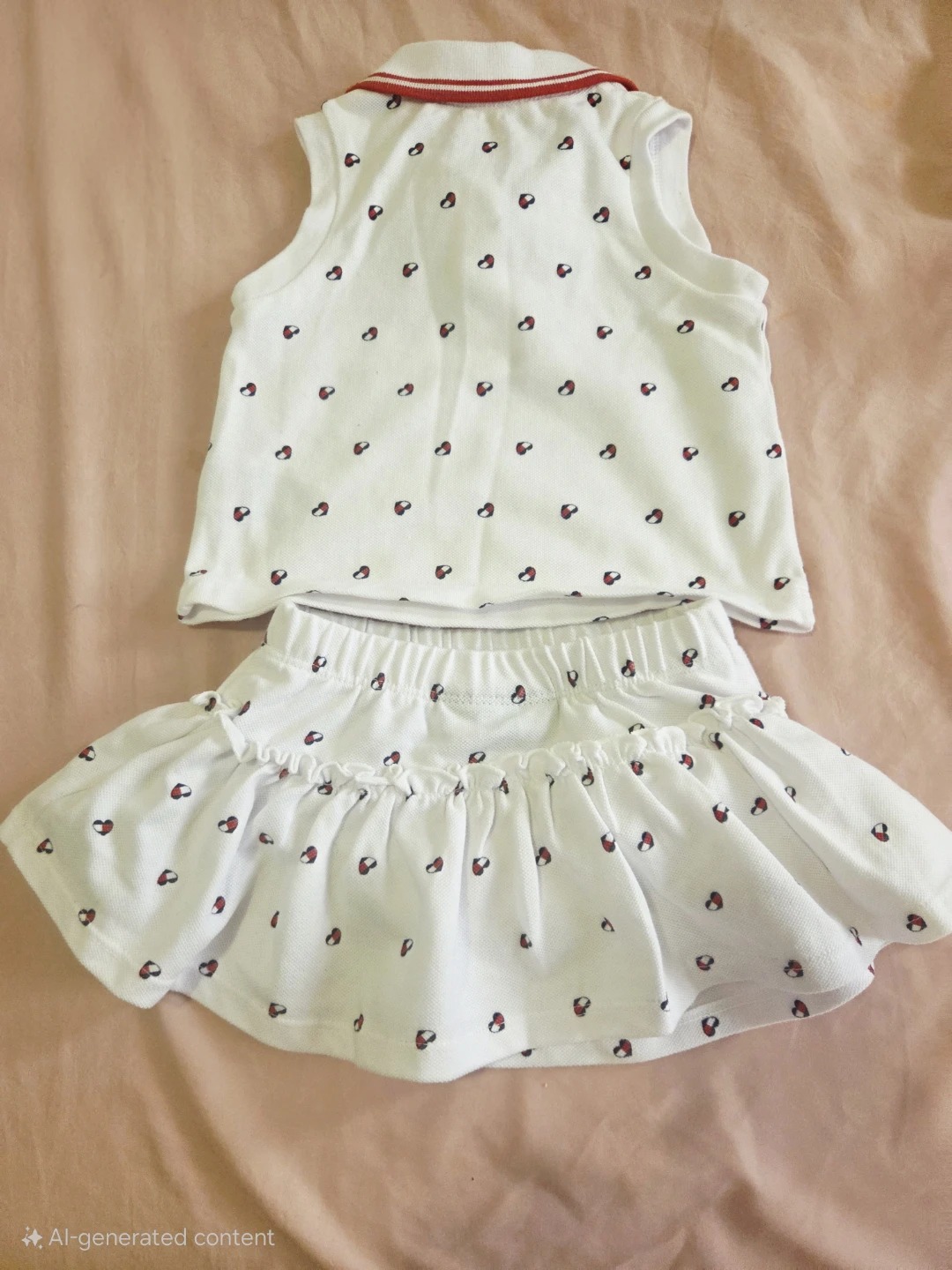 Tommy Hilfiger Baby Girls White Polo Shirt & Skirt Set - photo 3