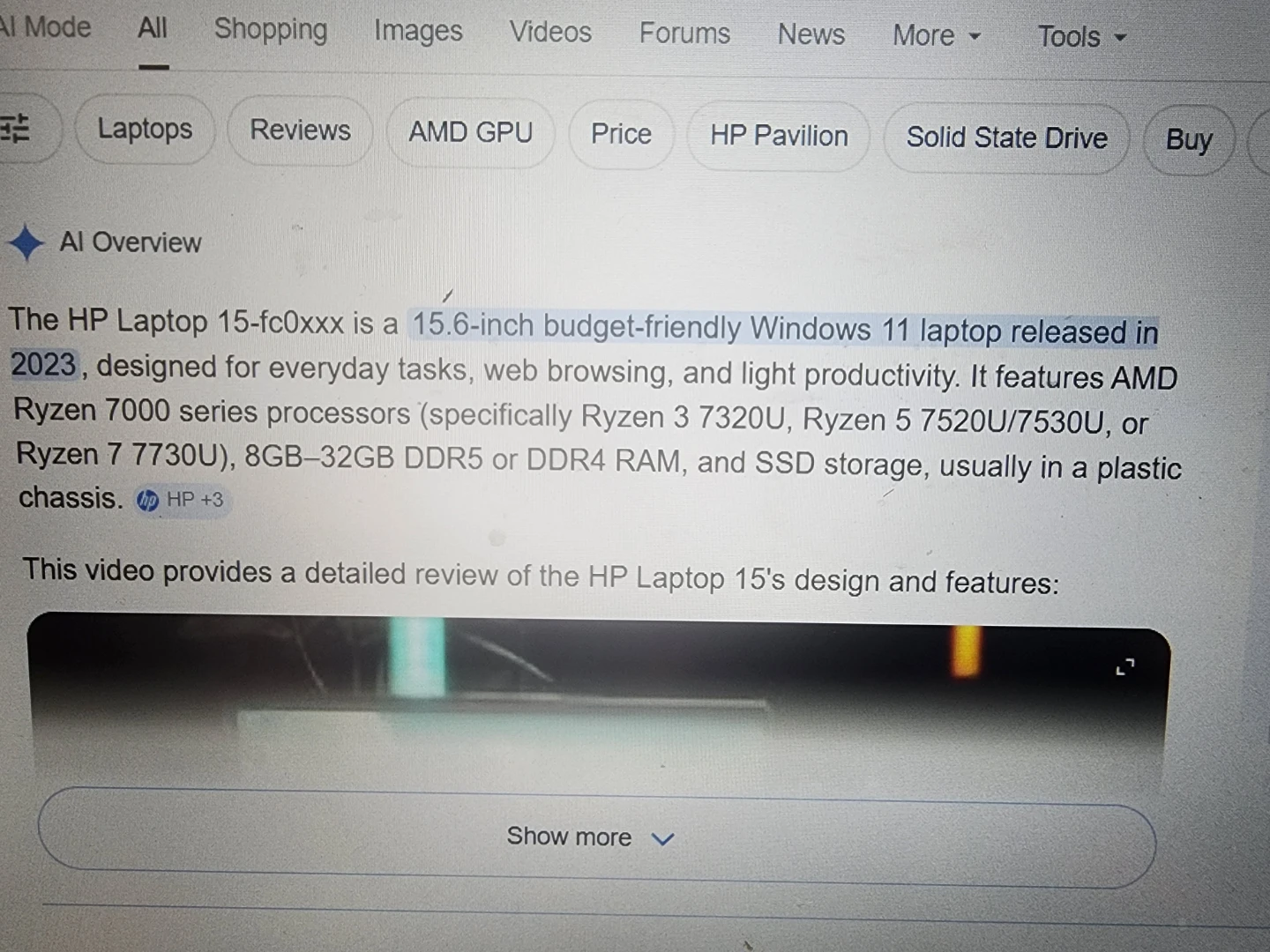 Hp 15"6 screen - photo 4