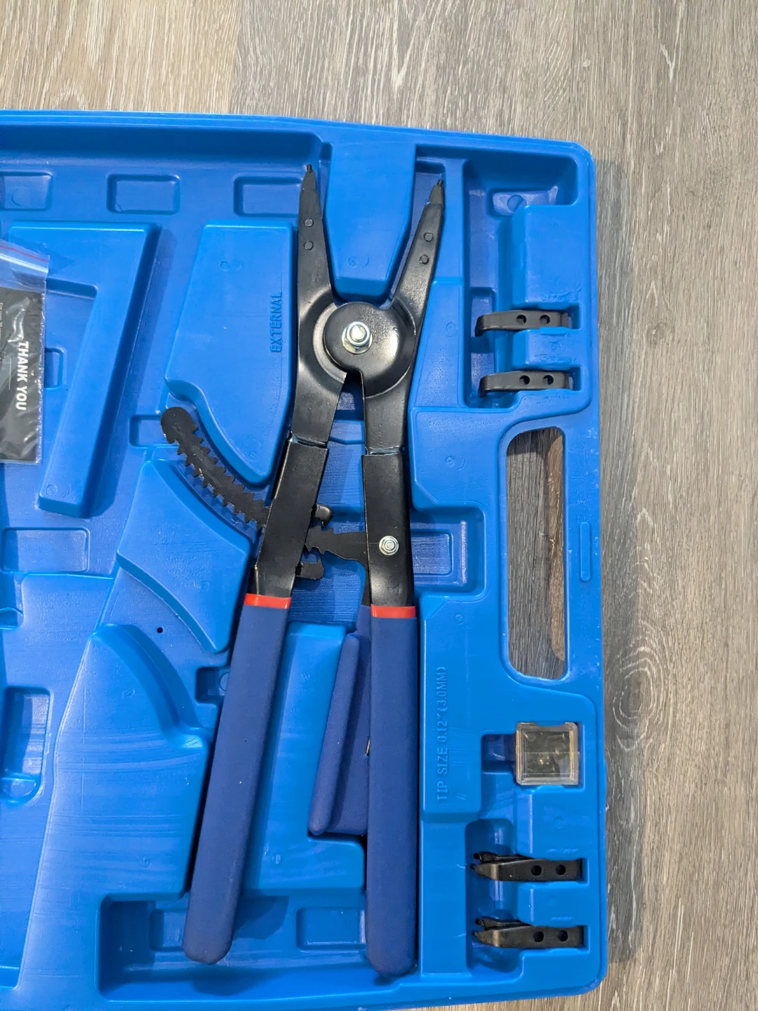 16" Snap Ring Pliers only external with Multiple Tips and case - photo 2