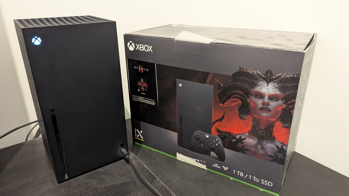 Xbox Series X + Elden Ring + Diablo 4 + Original Box - photo 2