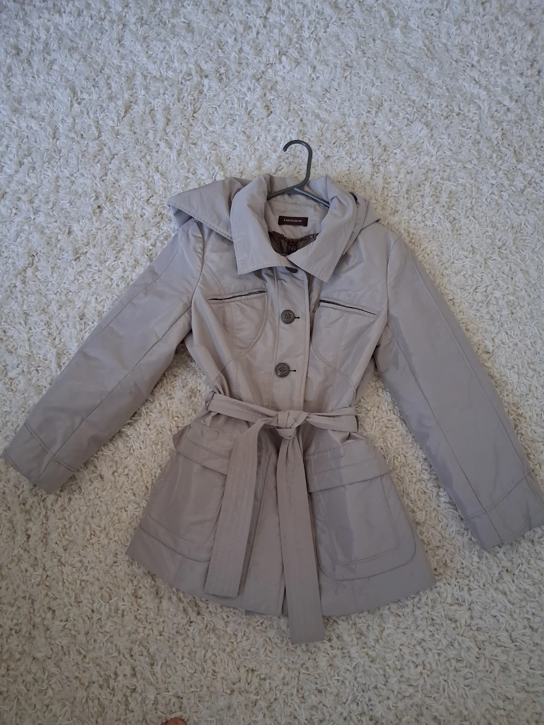 Daniel Hooded Belted Coat 🧡 - photo 2