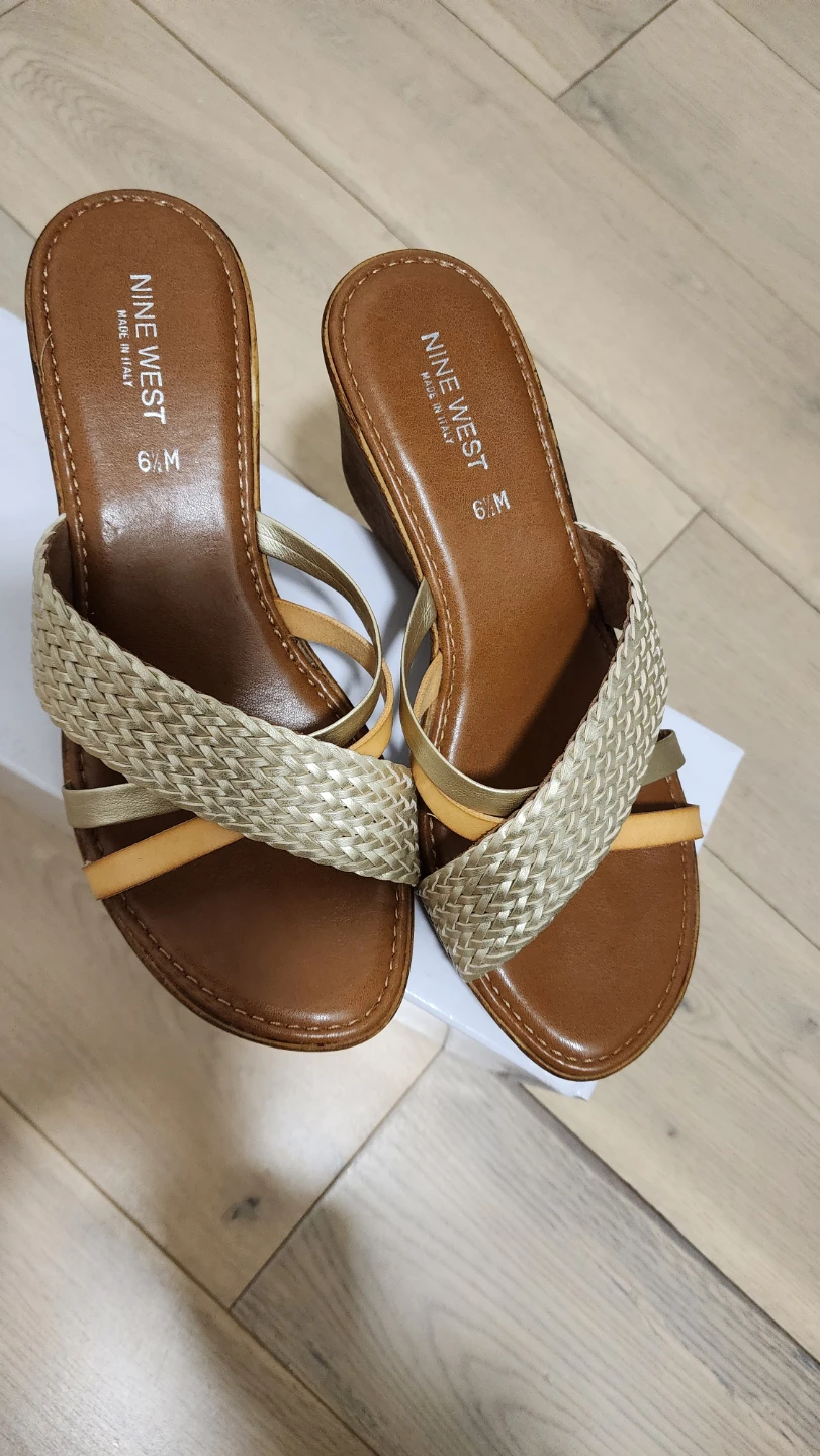 Nine West Women's Wedge Sandals Size 6.5M