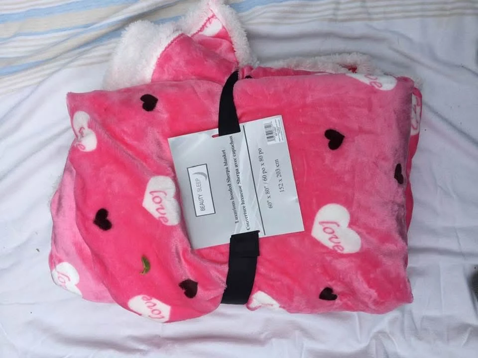 BN Hooded Sherpa Blanket