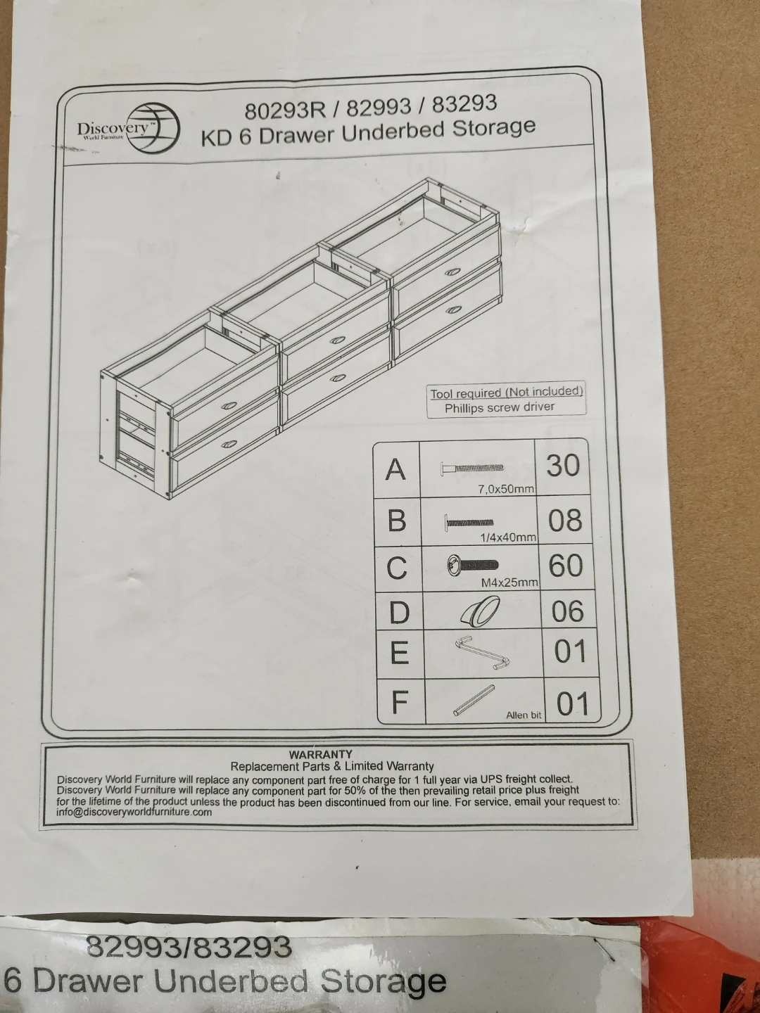 Discovery World  6 Drawer Underbed Storage - Espresso - photo 2