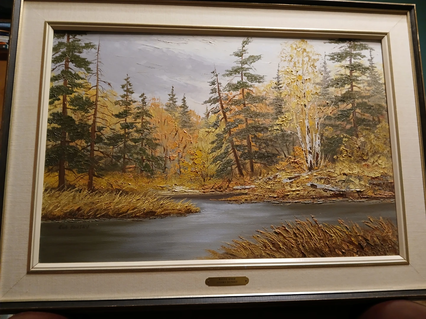 Original Painting by Eva Horthy - "Summer River"