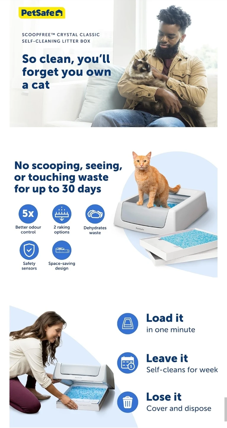 🐈PetSafe ScoopFree Litter Box - photo 2