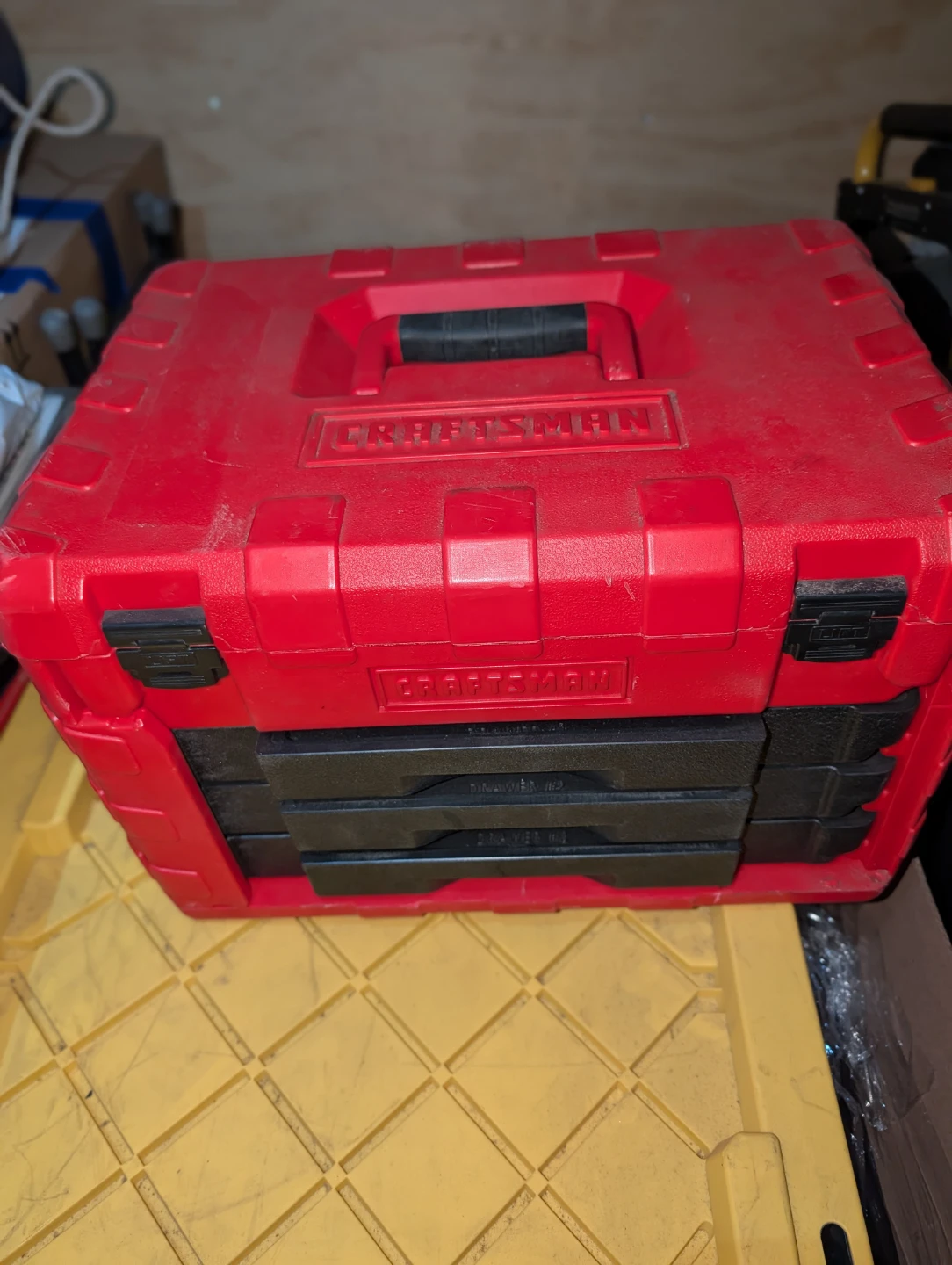 Craftsman Red Tool Chest with Socket Set