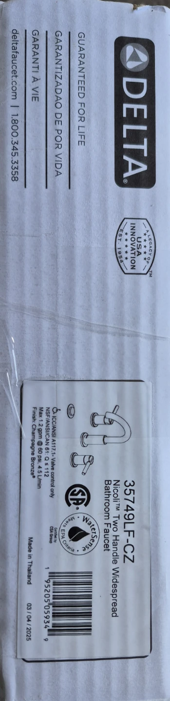 Delta Nicoli Two Handle Widespread Bathroom Faucet