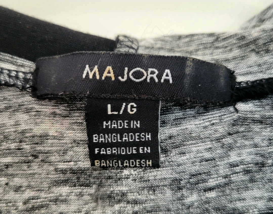 Majora - Striped Hooded Cardigan - Size L - photo 3