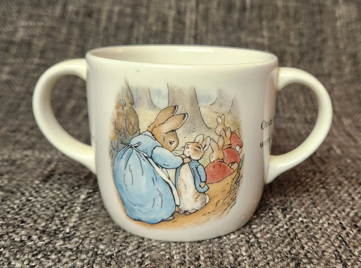 Wedgewood Peter Rabbit Double Handled Mug