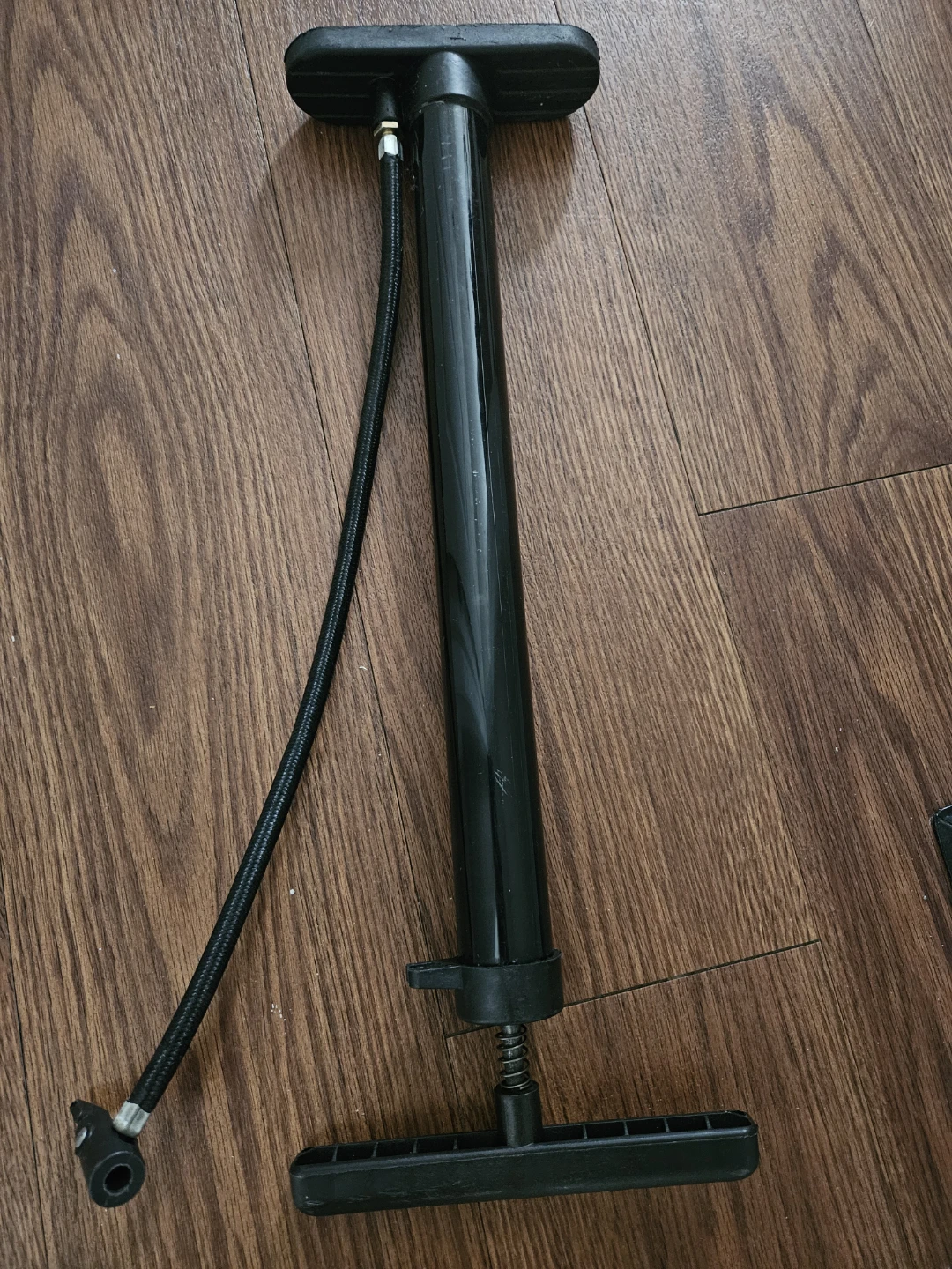 Black Bicycle Floor Pump - photo 3