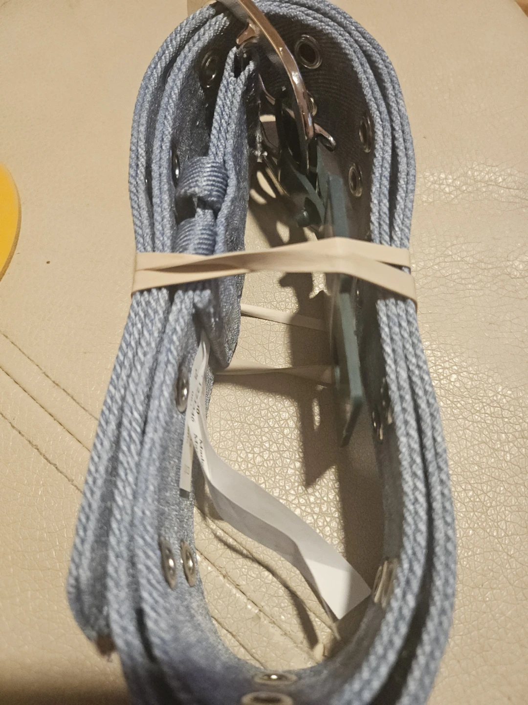Wild Fable Denim Belt with Silver Buckle